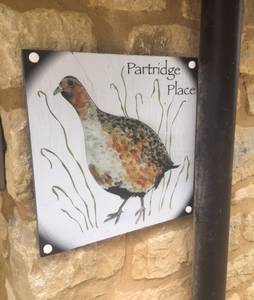 Partridge Place Door Sign